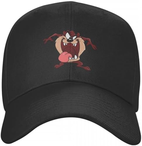 Baseballkappe Snapback Sonnenhut Mode Tasmanian D Baseballkappe Erwachsene Unisex Taz Cartoon Comic Verstellbar Papa Hut Damen Herren Sonnenschutz Männer Frauen