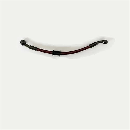 KMWSHAN Motorradbremsleitung 10 cm ~ 500 cm Motorrad 28 Grad Geflochtene Schlauch Hydraulische Bremsleitung Kupplung Öl Rohr M10(20CM)