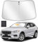 ZATOOTO Parasol para Volvo XC60 2018-2024, Parasol Coche Delantero Plegable, Grueso y Reflectante de Poliéster Bloquea los Rayos UV y Mantiene el Coche Más Fresco