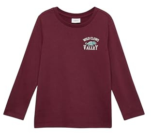 s.Oliver Longsleeve mit auffälligem 3D-Print am Rücken