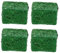 HIAKDOFT 4 Piezas Mini Fardos para Casa De Muñecas Chicas Artesanía Pequeño Fiesta De Heno En Miniatura Decoración De De Heno Falso Fianza Artificial De Madera Verde