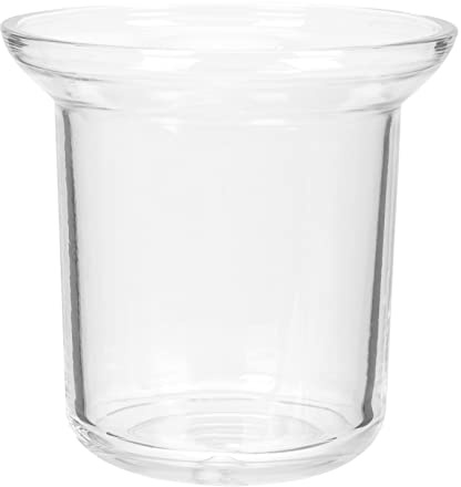 Toilettenbürstenhalter mit Bodenlöchern Klarglas für Badezimmer