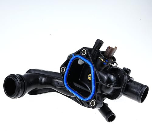 LEVANLIGHT Thermostat & Housing Kit with Sensor Replacement Fit for MINI Cooper R55 R56 R57 (2007-2013) Replace#11537534521;1336Z6; 1336.Z6; TH7136105, 7136105J, 8620298105, Z63013; TH7136105J