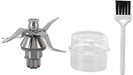 Edelstahl-Mixerblatt mit Messbecherdeckel, Ersatzteil für TM31-Serie, hocheffizientes Saft‑ und Mixermesser mit 20% größerem Einfülldeckel