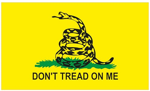 INDIGOS UG Auto Aufkleber Gadsden Don't Tread On Me Flag car LKW 127mmx76mm