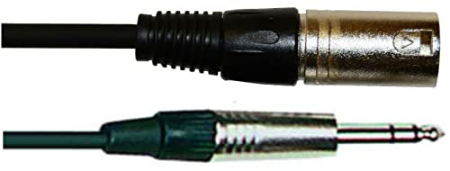 CABLES MICRÓFONOS. OQAN Cable balanceado QABL JPS-10-XM. Jack macho 1/4 balanceado - XLR macho. 10 m.