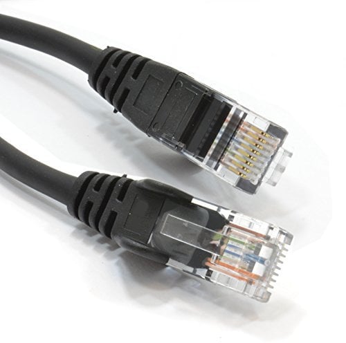 Noir Réseau Ethernet RJ45 Cat5E-CCA UTP Patch 26AWG câble Cordon 20 m [20 mètre/20m]
