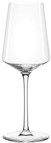 Leonardo Puccini Riesling-Glas, 1 Stück, spülmaschinenfestes Wein-Glas, Weißwein-Kelch mit gezogenem Stiel,Rieslingglas, 400 ml, 069540