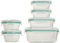 OXO 11230200 12 Piece Glass Container Set, Transparent