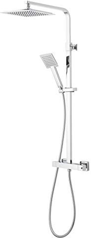 Aqualisa Deco.SQR.SC.CH Deco Mixer Shower, Chrome