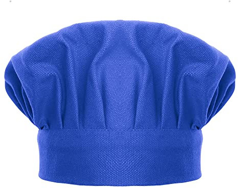 TOPTIE Gorro Cocinero Mujer Gorro Cocina Hombre Algodón Elástico Ajustable Sombrero Chef Niño Pintar