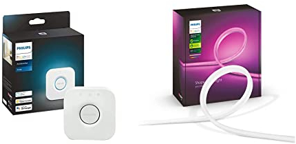 Philips Hue – White & Color Ambiance Outdoor Lightstrip 2m mit Bluetooth & Bridge, für Innen- und Außenbereich