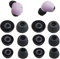 Silicone Ear Tips for Galaxy Buds 2 Pro Earbuds Tips Replacement Ear Tips for Samsung Galaxy Buds 2 Pro Earbuds 6 Pairs LMS Black