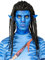 Maskworld Blauer Stammeskrieger Perücke offen Männer - Film-Kostüm-Zubehör Karneval Halloween & Motto-Party