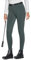 FitsT4 Sports Damen Winterreitleggings Fleece-Reithose Silikon Vollbesatz Reithose mit Reißverschluss-Taschen und Gürtelschlaufen,Grau,XL