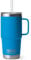 YETI Rambler Tasse à paille, en acier inoxydable avec couvercle hermétique et robuste, motif vague bleue, 739 ml