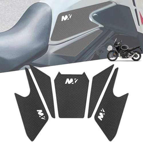 DFFMQSJ Adesivo antiscivolo universale per moto, protezione per la trazione laterale del ginocchio, compatibile con Honda NX400 NX500 NX 400 NX 500 2023 2024, previene graffi, migliora il comfort,
