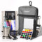 Funto Mini Wasserfarben-Set, All-In-One 24-Farben Premium Pocket Reise-Malset, mit Crossbody-Tasche, Wasserfarben-Tagebuch, Wasserpinsel, Malwasserbecher und magnetischem Klemme
