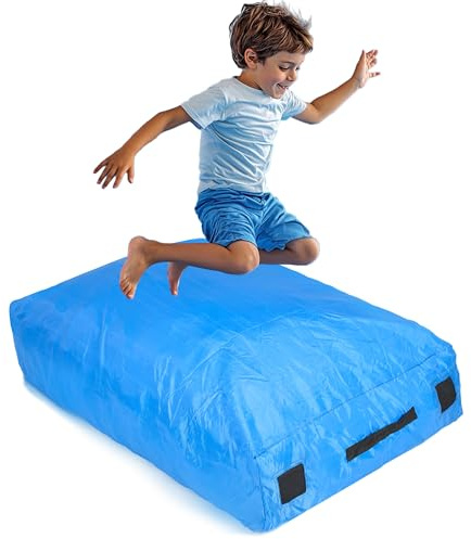 ODOXIA Hüpfpolster Für Kinder | Groß 152 x 152 cm Oder 122 x 91 cm | Hüpfkissen Kinder | Hüpfmatratze | Sprungmatte | Sensory Crash Pad Für Springen, Spielen, Klettern & Gymnastik