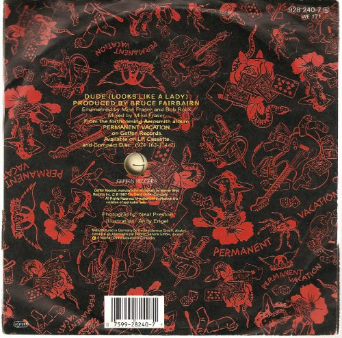Dude (Looks Like A Lady) [Vinyl Single 7'']