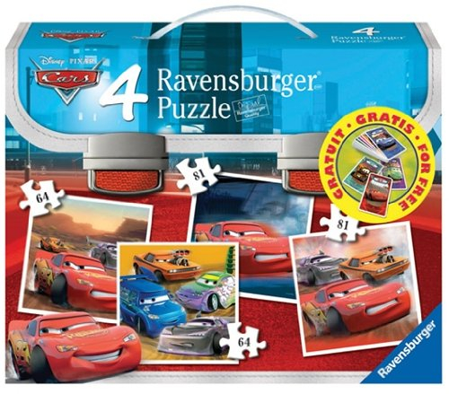 Ravensburger Puzzle Disney Cars 2x64 Teile / 2x81 Teile Puzzlekoffer