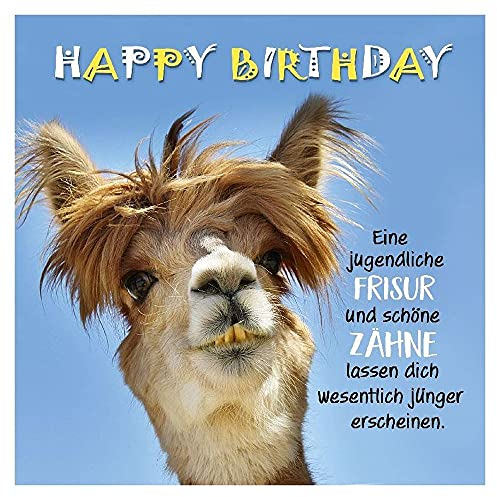 Depesche 5326.047 Glückwunsch-Karte zum Geburtstag mit 3D Motiv, Geburtstagskarte, ca. 17 x 17 cm groß, inkl. passendem Umschlag und Innentext
