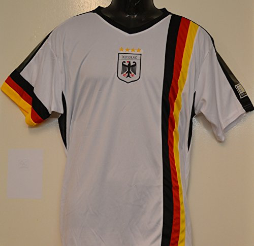 WM 2014 DEUTSCHLAND TRIKOT 4 STERNE WEISS GROESSE L