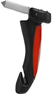 Car Handle Mobility Aid Standing Support Portable Grab Bar Assist Handle All-in-One Auto with Built In LED Flashlight Seatbelt Cutter and Window Breaker