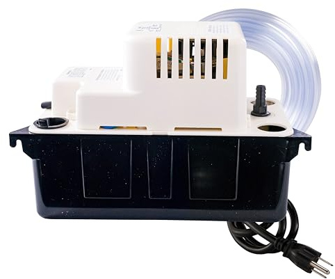 Little Giant VCMA-15ULT Automatic Condensate Removal Pump with Tubing, black