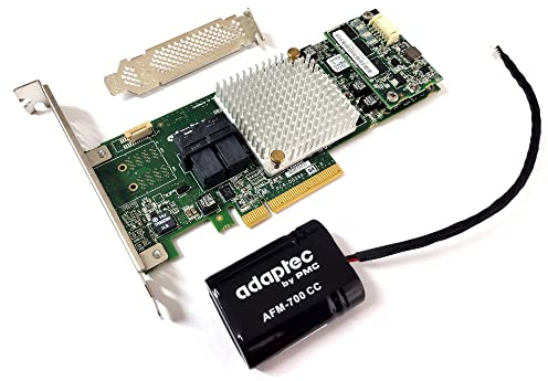 Adaptec 8805 - Controller Raid (SAS, SATA, PCI Express x8, Full-Height (Low-Profile), 1, 5, 6, 10, 50, 60, 1E, 1024 MB, PMC PM8063)