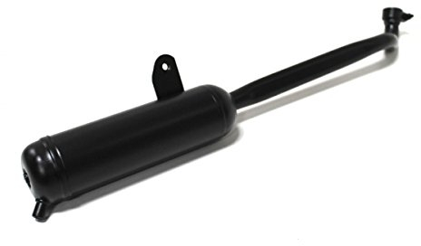 Streetparts24 Auspuff Auspuffanlage passend für Piaggio Ciao (Baujahr 67-99) - Ersatzauspuff 22,5mm Anschlussweite passend für Mofa & Moped