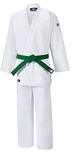 Mizuno Judogi Hayato 100 % algodón blanco, 550 g, bianco - bianco