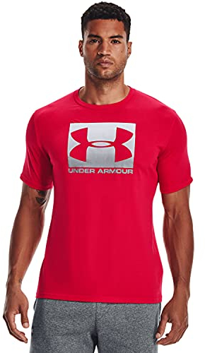 Under Armour Herren UA BOXED SPORTSTYLE, atmungsaktives Sportshirt, schnelltrocknendes Funktionsshirt mit loser Passform