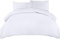 Utopia Bedding Bettwäsche 200x200 Set - Mikrofaser Bettbezug 200x200 cm + 2 Kissenbezüge 50x75 cm - Weiß