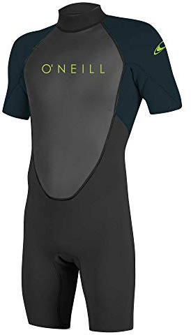 Oneill Wetsuits Jungen Reactor II 2mm Back Zip Spring Wetsuit Neoprenanzug, Black/Slate, 8