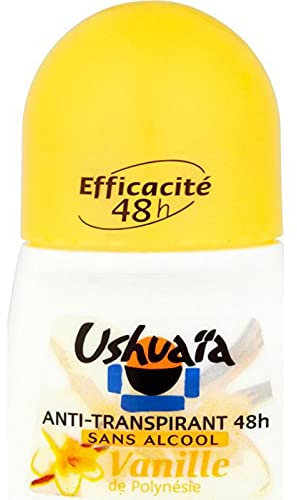 Ushuaïa Anti-Transpirant 48h Vanille de Polynésie 50ml (lot de 4)