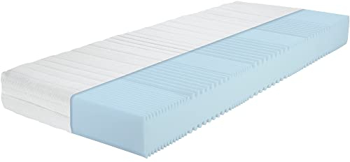 Erwin Müller Komfortschaum Matratze Salzburg, 7-Zonen, Größe 80x200 cm - Gesamthöhe 20 cm, Härtegrad 2, Bezug abnehmbar, optimale Körperkonturanpassung, mit Wendeschlaufen
