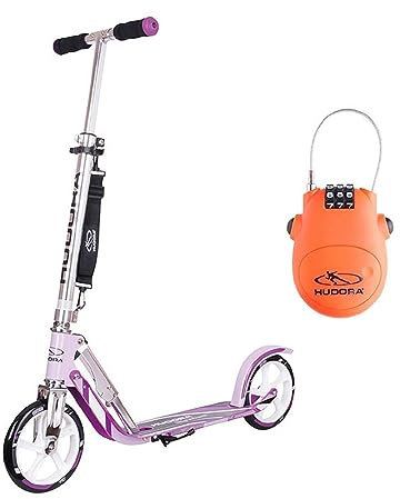 HUDORA BigWheel® 205, Scooter lila inklusive Kabelschloss