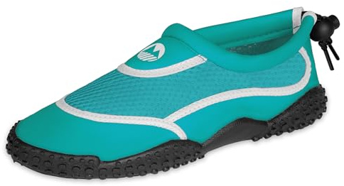 Lakeland Active Girl's Eden Aquasport Water Shoes Holiday Surf Sea Barefoot Swimming Paddleboard - Teal/White - 11 Child UK