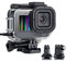 SOONSUN Scheletro Custodia Protettiva per GoPro Hero 12 11 10 9 Nero, Lato Aperto Filo Collegabile Telaio Gabbia Alloggiamento Shell con 2 Cold Shoe Mount per Microfono e Luce Led per GoPro Hero