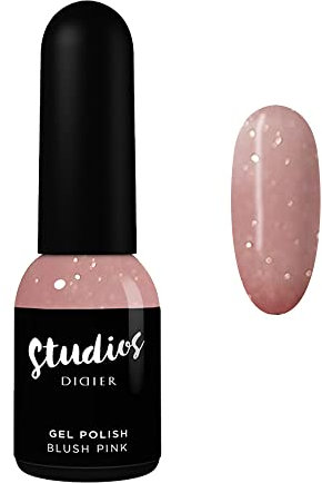 Didier Lab - Premium UV Gel Nagellack Blush Pink - Farbgel für Gelnägel - Auftrag von 1 oder 2 Schichten - Stark Pigmentiert - Gel Polish - Rosa Pink