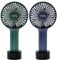 Miady 2-Pack 5000mAh Handheld Portable Fan(7-20 Hours Runtime), USB C Rechargeable Battery Operated 3 Speed Mini fan for Home Office Travel Outdoor and Camping(Dark Green & Navy Blue)