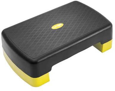 Yes4All Aerobic-Übungsplattform, Gelb/Schwarz