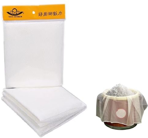 Dawcrow rice Cooking Net, Sushi Rice Cooker Net, Reusable Commercial Napkin-Made in Taiwan (5), N213SNT