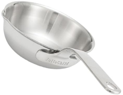 Garneck Butterschmelztopf Ölkochtopf Öl Einfüllen Kleiner Wok Woktopf Aus Edelstahl Mit Ausgießer Ausgießer Topf Zum Ölgießen Kleiner Topf Mit Griff Schokoladenwärmer