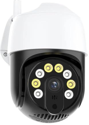 Cámara de seguridad móvil Cámara IP 4K 8MP PTZ for exteriores HD 5MP cámara inalámbrica seguimiento automático Video vigilancia 1080P cámara CCTV de seguridad P2P ICSee Resolución HD(1080P Camera)