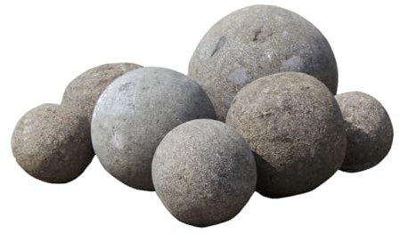 Generisch Dekokugel Garten Gartendekokugel Ø 20cm Naturstein Steinmetzarbeit