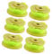 DEMULAX 6Pcs Trimmer Line Spool Replacement, for Ryobi, AC80RL3 RY4020 RY40220 ZRP2080 Grass Strimmer, 18V 24V 40V Auto Feed Trimmer Line Spool Parts Lawn Mower Spool