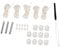 Ciieeo Reparatursatz Für Sonnenblenden Reparatursatz Für Fensterschutz Wohnmobil-plissee-reparaturset Jalousie-reparaturset Raffrollo-kit Fensterrollo Für Wohnmobile Plastik Weiß