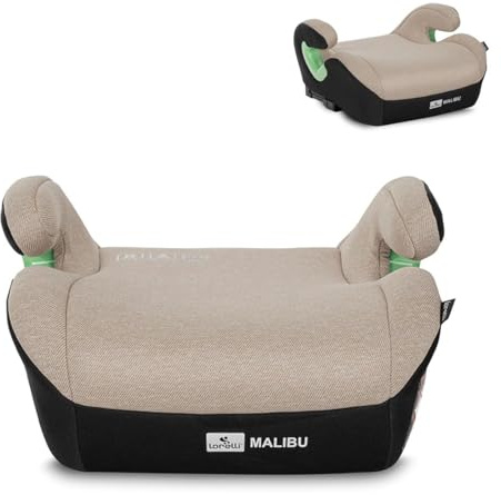 Lorelli Kindersitzerhöhung Malibu 125-150cm Isofix abnehmbarer Bezug Armlehne beige